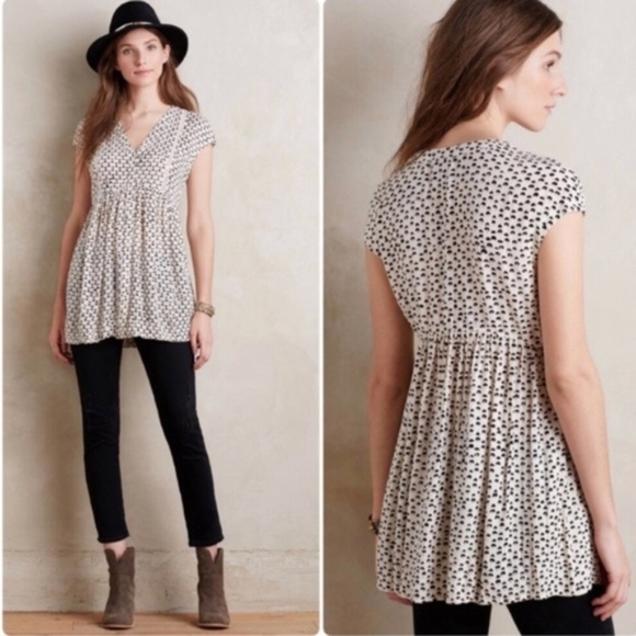Anthropologie Tops - ANTHROPOLOGIE Ladder Lace Tunic Top {O10}